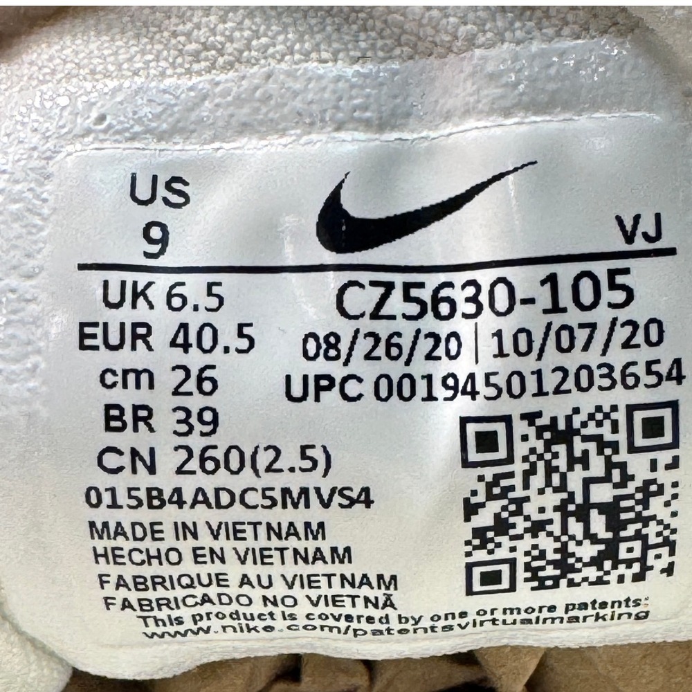 Nike Repel Womens Running Shoes White Silver Burgundy Reflective Sneakers 9 - Picture 14 of 16